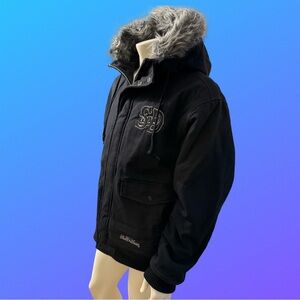 Stall & Dean Vintage Heavy Weighted Hooded Canvas Jacket